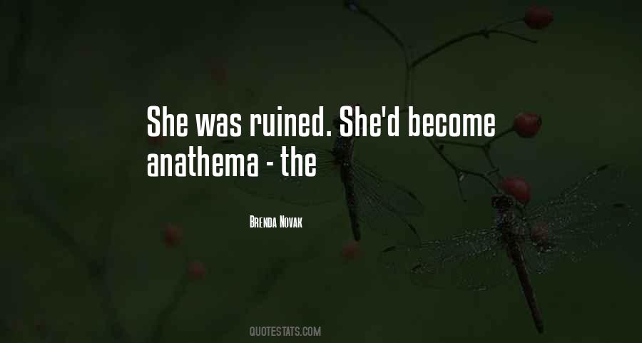 Quotes About Anathema #324484