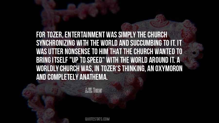Quotes About Anathema #38786