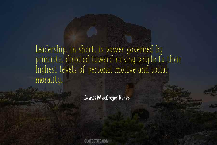 Principles Of Leadership Quotes #1875370