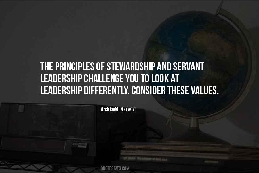 Principles Of Leadership Quotes #296281