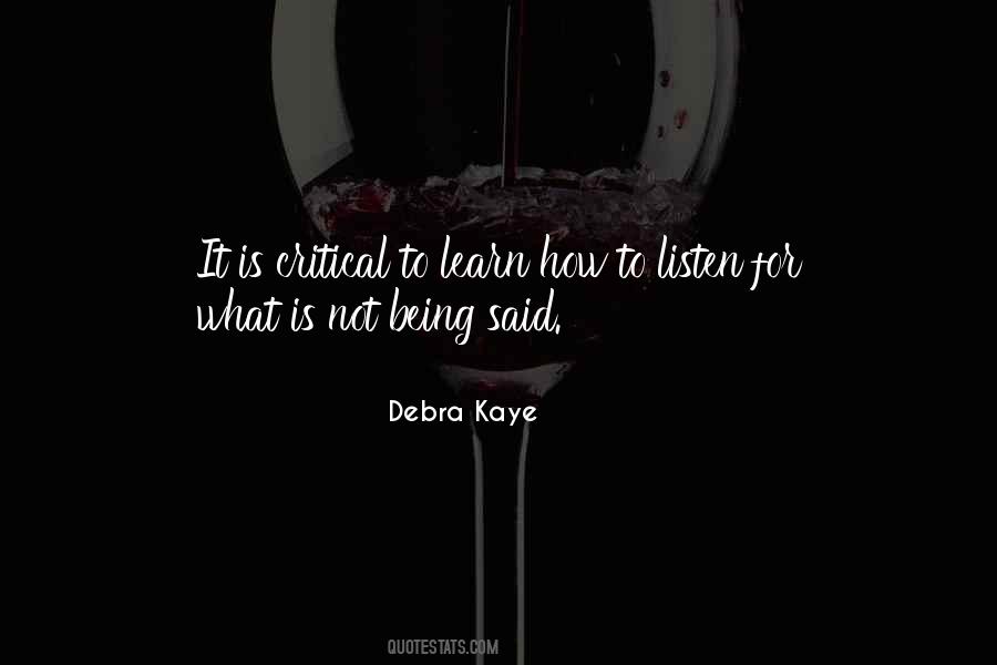 Quotes About Being Critical #96671