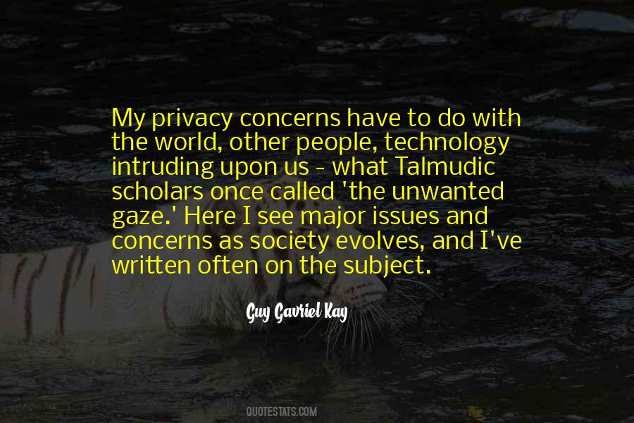 Privacy Concerns Quotes #954704