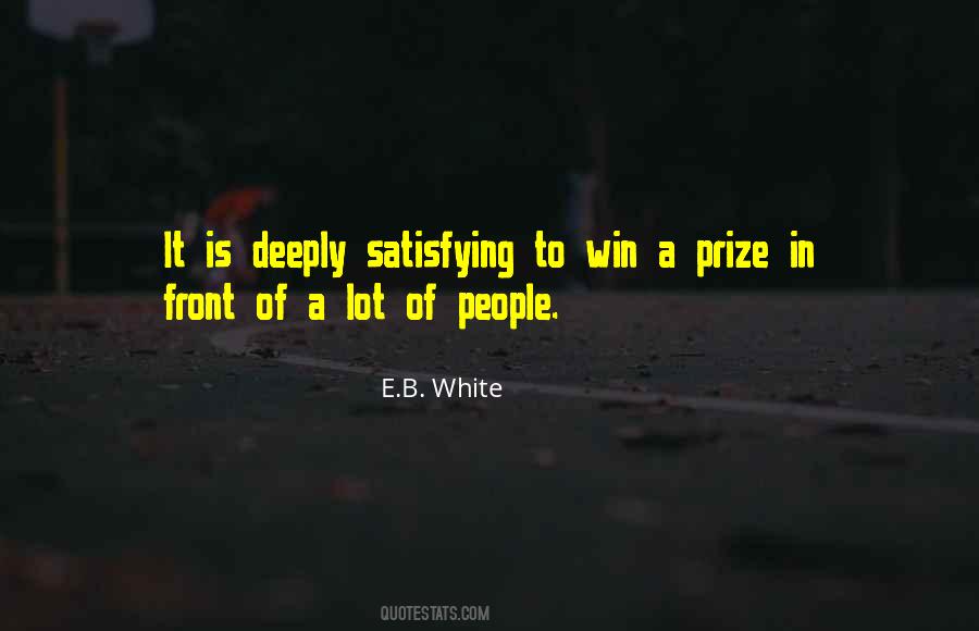 Prize Winner Quotes #1130948