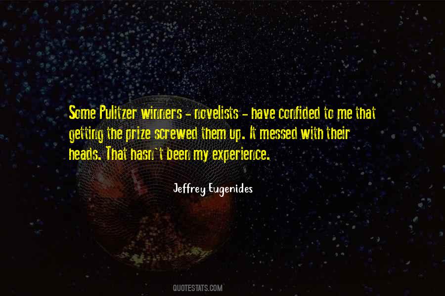 Prize Winners Quotes #84493