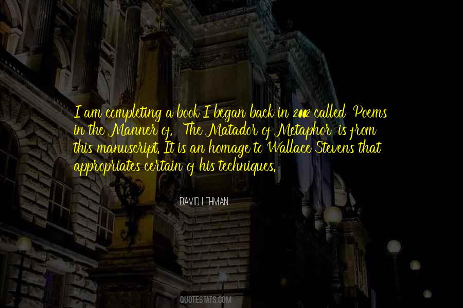 Quotes About Wallace Stevens #1139