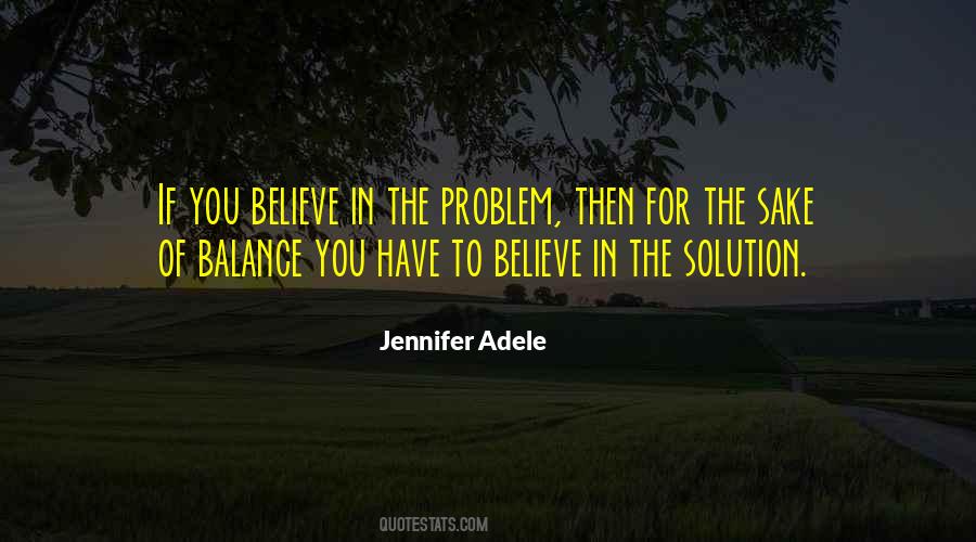 Problem And Solution Quotes #123548