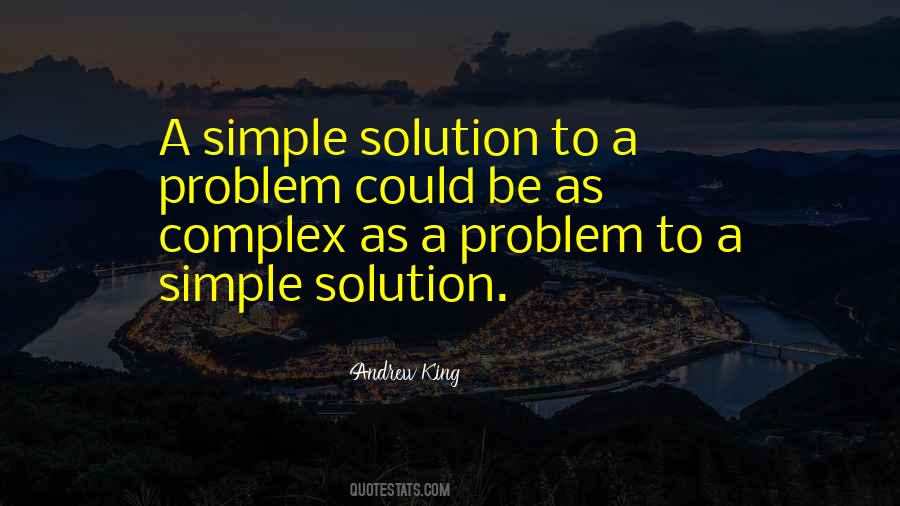 Problem And Solution Quotes #158878