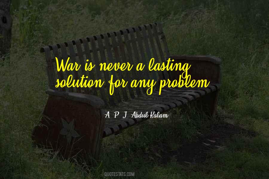 Problem And Solution Quotes #161262