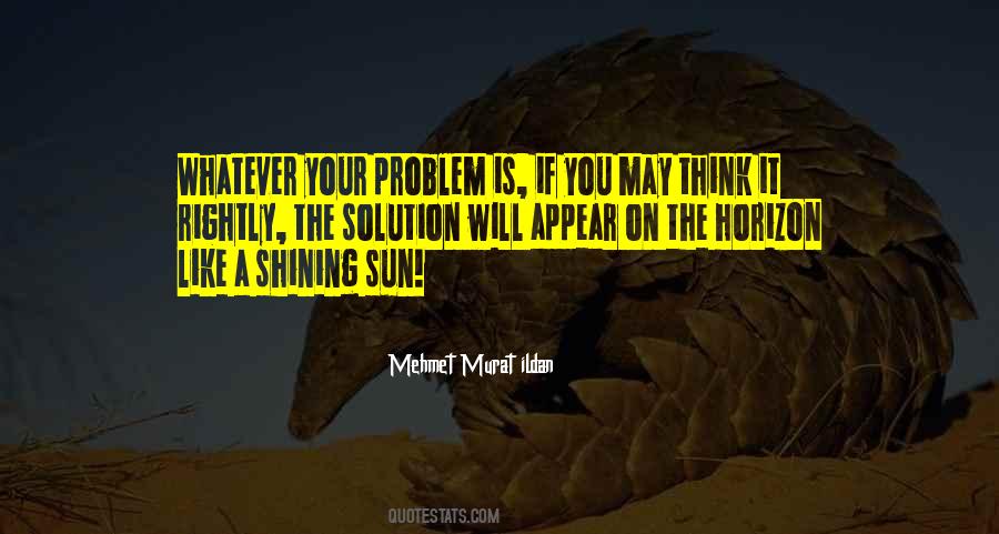 Problem Solution Quotes #115770