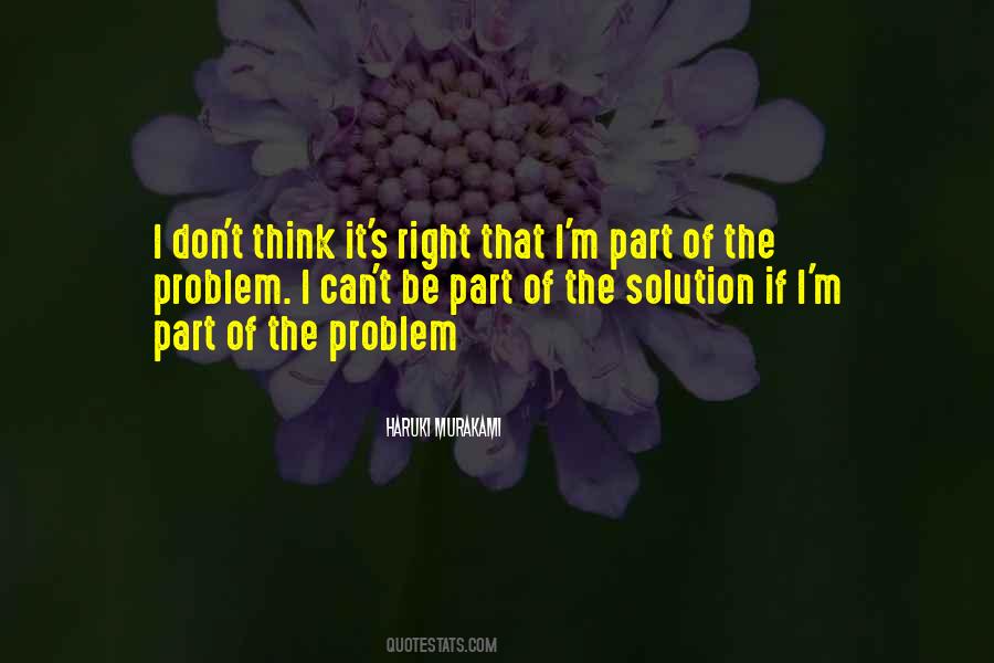 Problem Solution Quotes #96570
