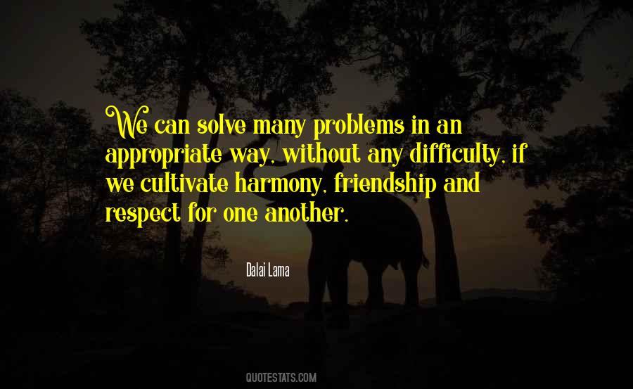 Problems Friendship Quotes #623089