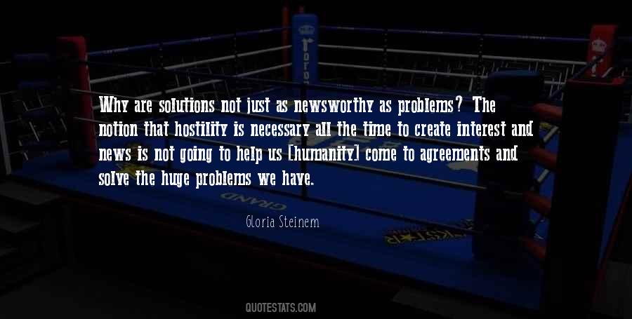 Problems Have Solutions Quotes #1600837