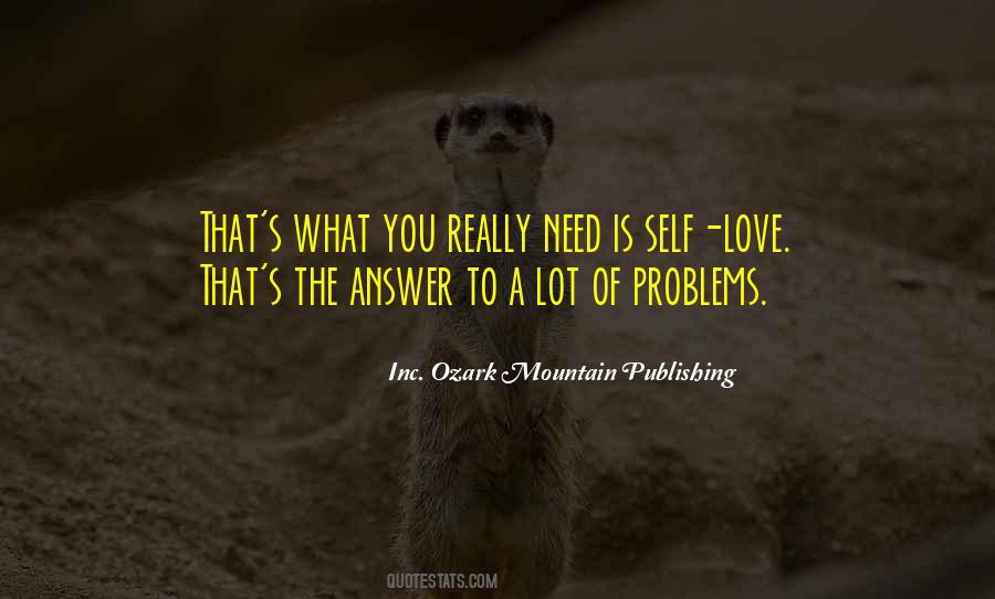 Problems Of Love Quotes #818404