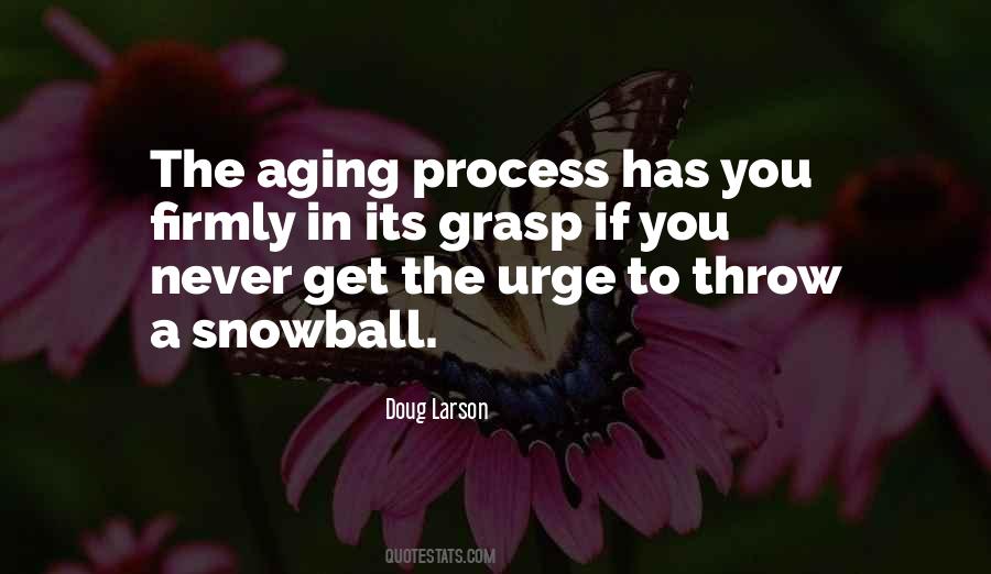 Process Of Aging Quotes #619049