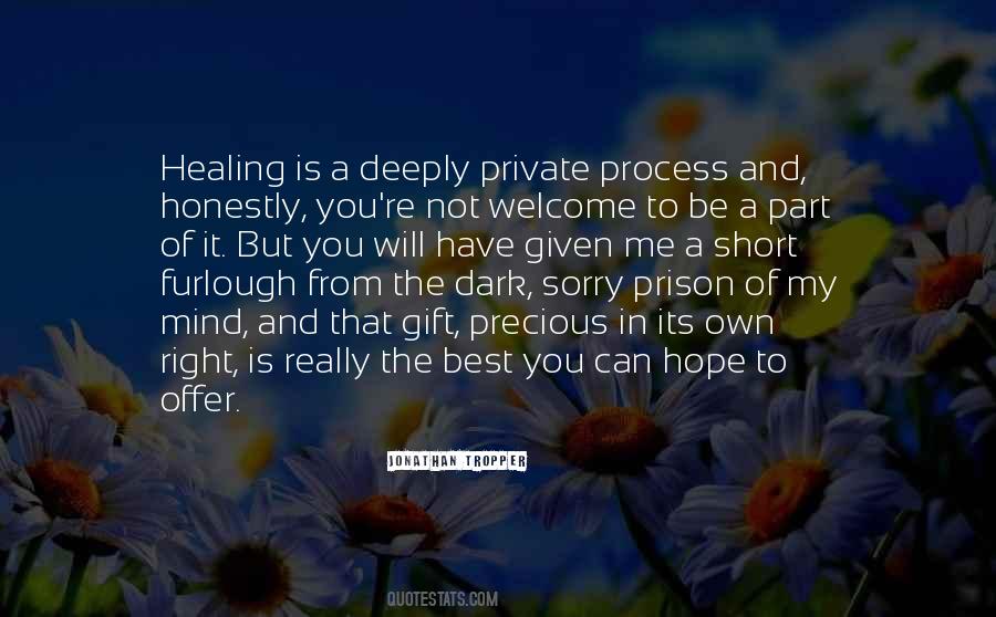 Process Of Healing Quotes #484812