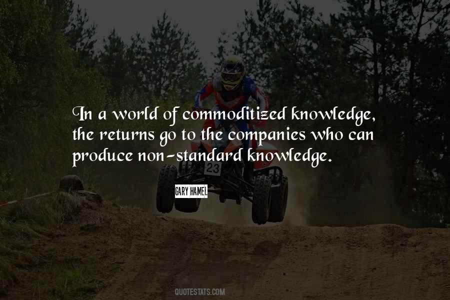 Produce Knowledge Quotes #1380437