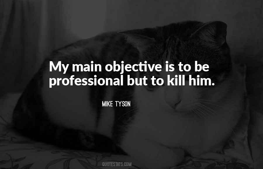 Professional Objective Quotes #212897