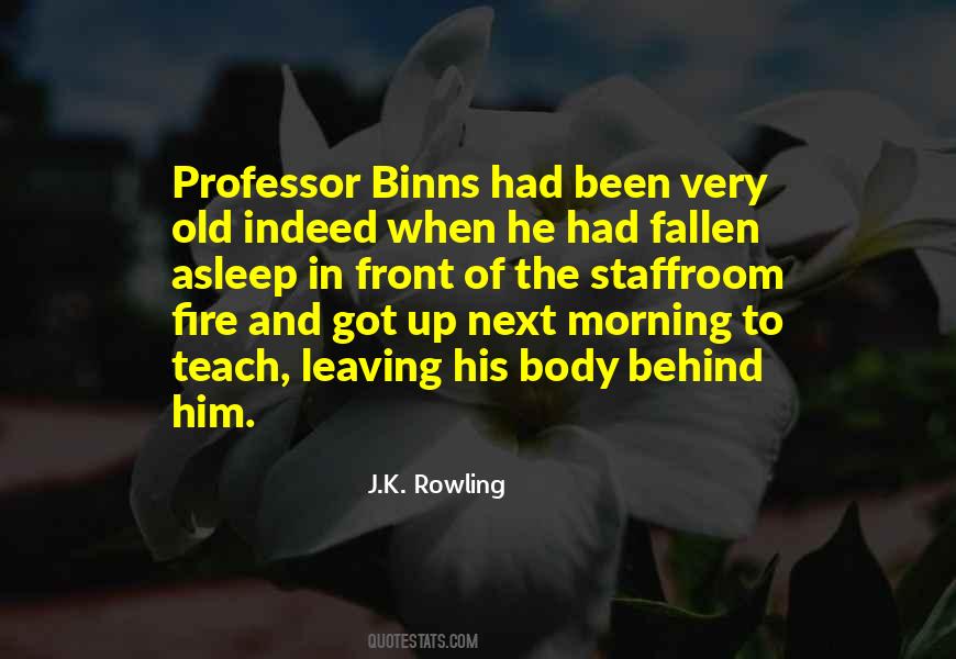 Professor Binns Quotes #178710