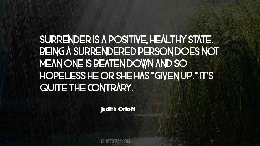 Quotes About Surrendered #1851648