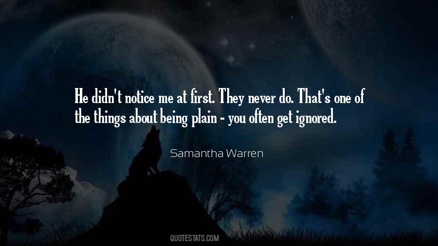 Quotes About Being Plain #78360