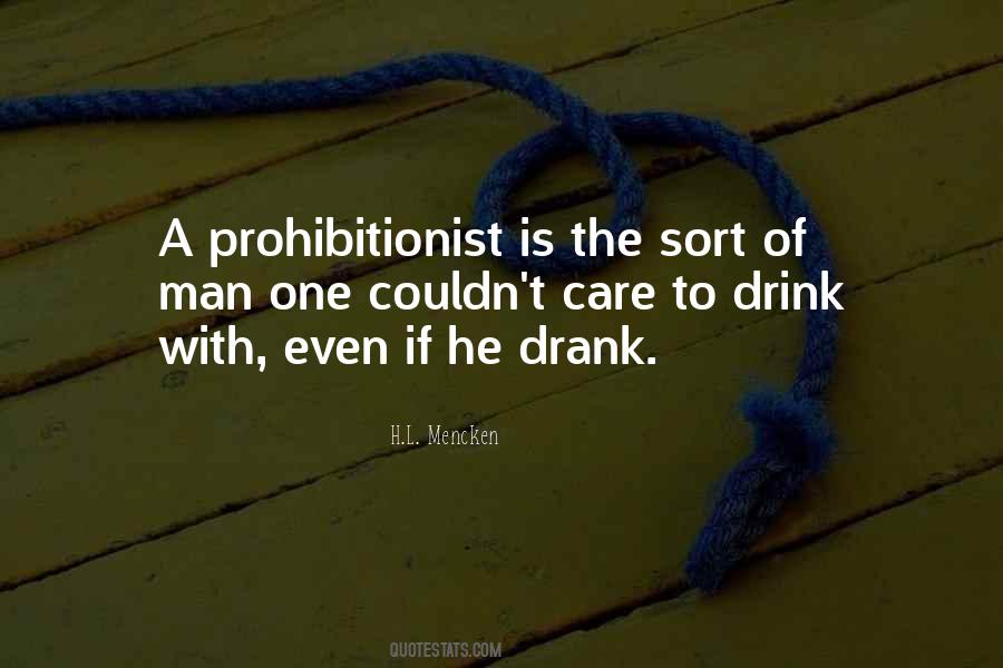 Prohibitionist Quotes #628220