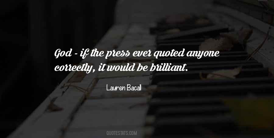 Quotes About Lauren Bacall #66163