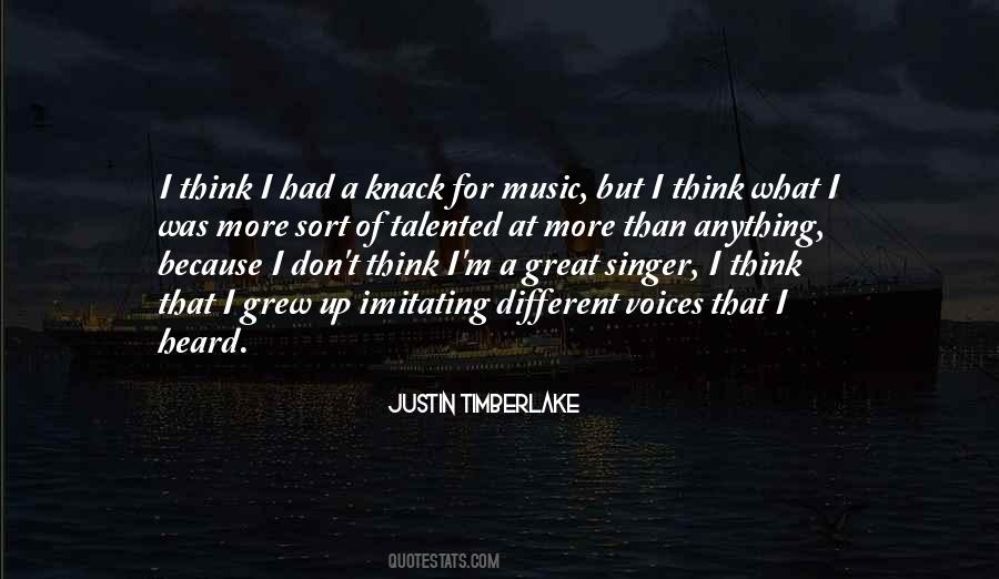 Quotes About Justin Timberlake #110098