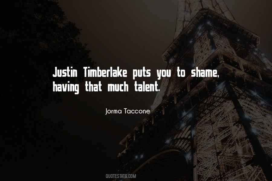 Quotes About Justin Timberlake #696138