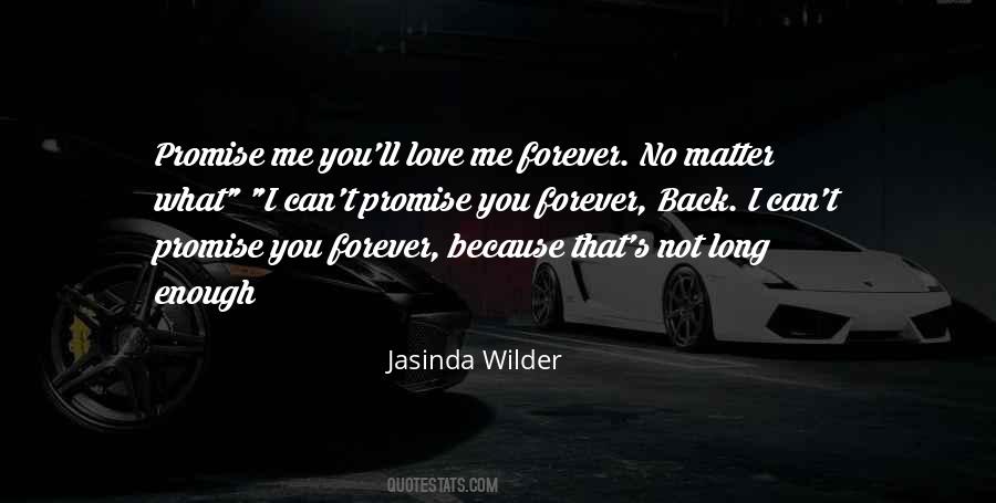 Promise Me Forever Quotes #785187