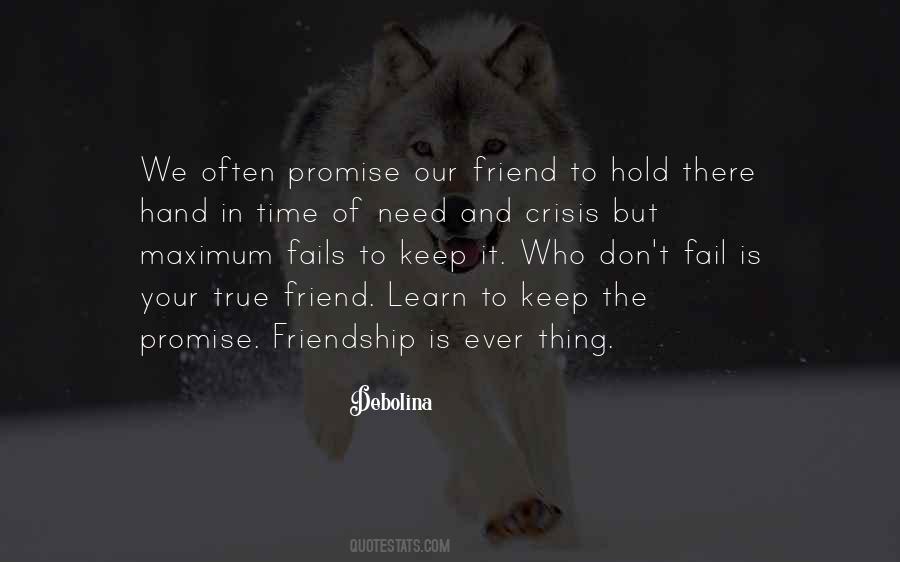 Promise Me Friendship Quotes #871938