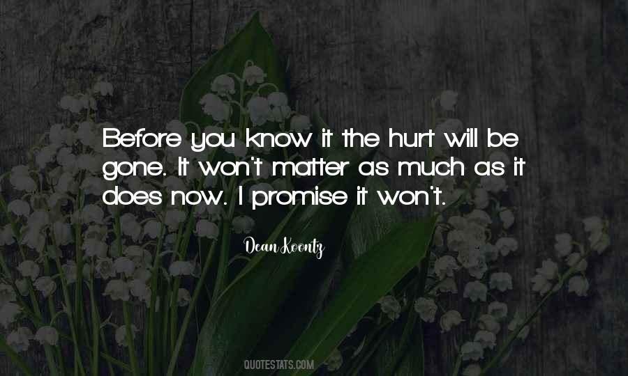 Promise Not To Hurt Me Quotes #604385