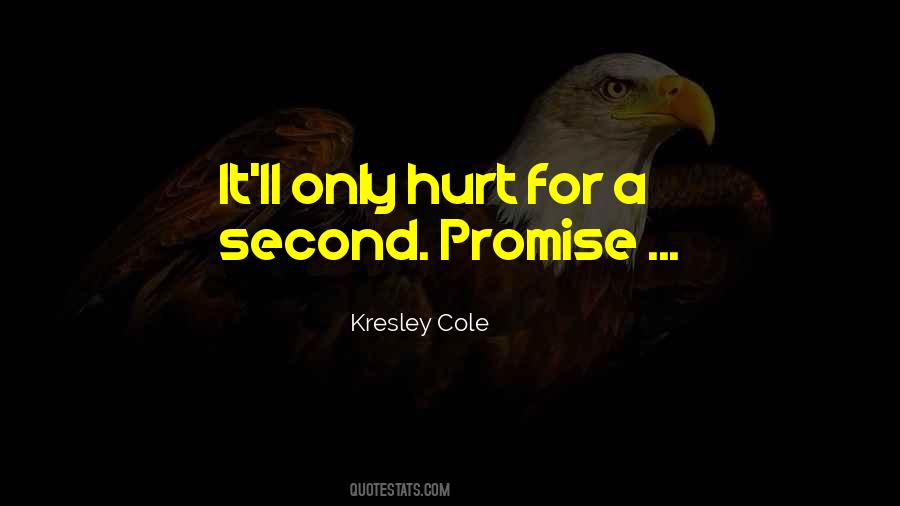 Promise Not To Hurt Me Quotes #984526