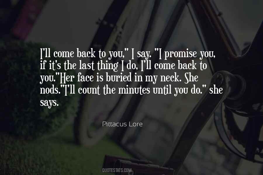 Promise To Love Her Quotes #1546253