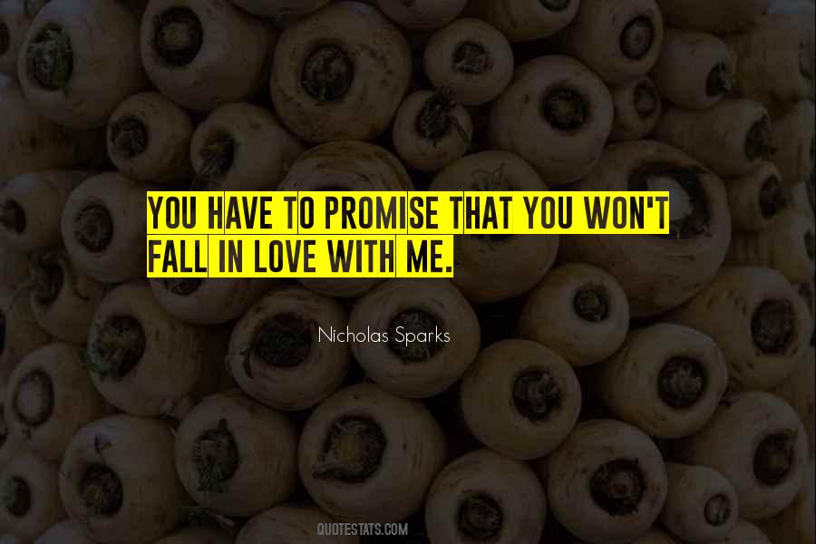 Promise To Love Me Quotes #1521587