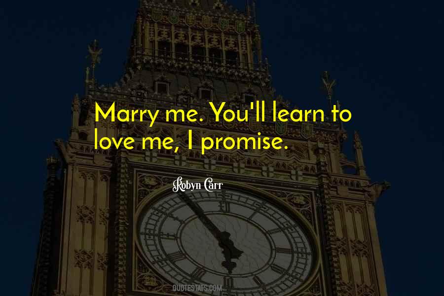 Promise To Love Me Quotes #507047