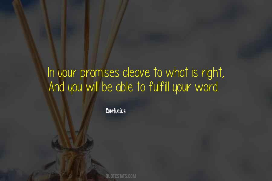 Promise To You Quotes #137506