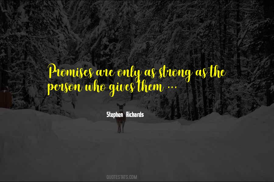Promises Are Just Words Quotes #385640