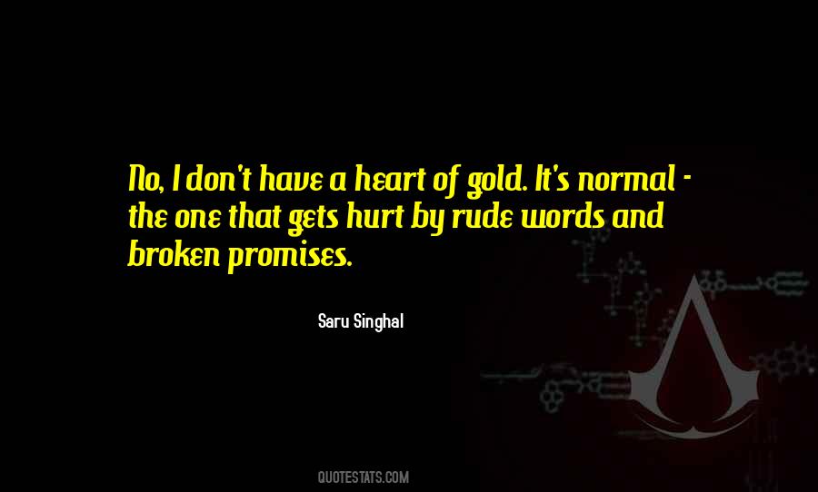 Promises Are Just Words Quotes #49836