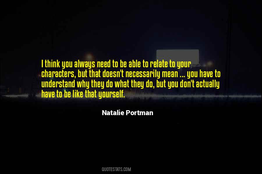 Quotes About Natalie Portman #746428