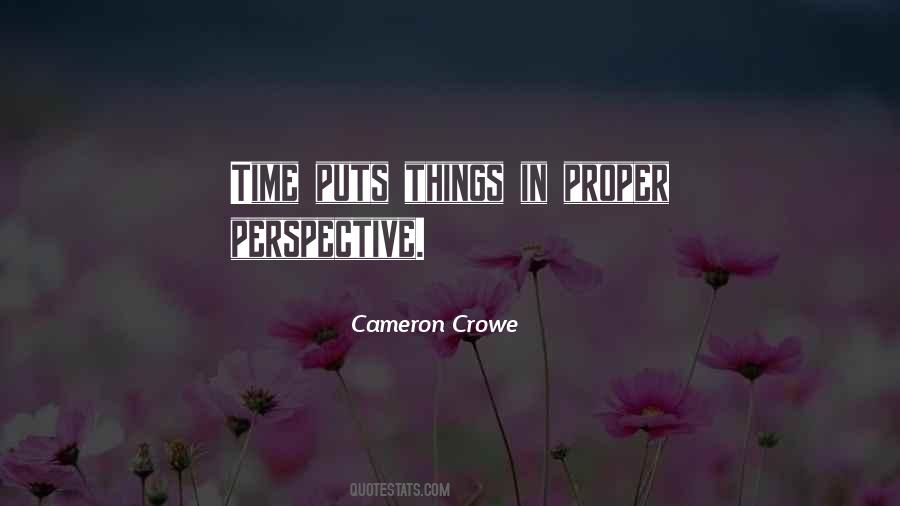 Proper Perspective Quotes #1569036
