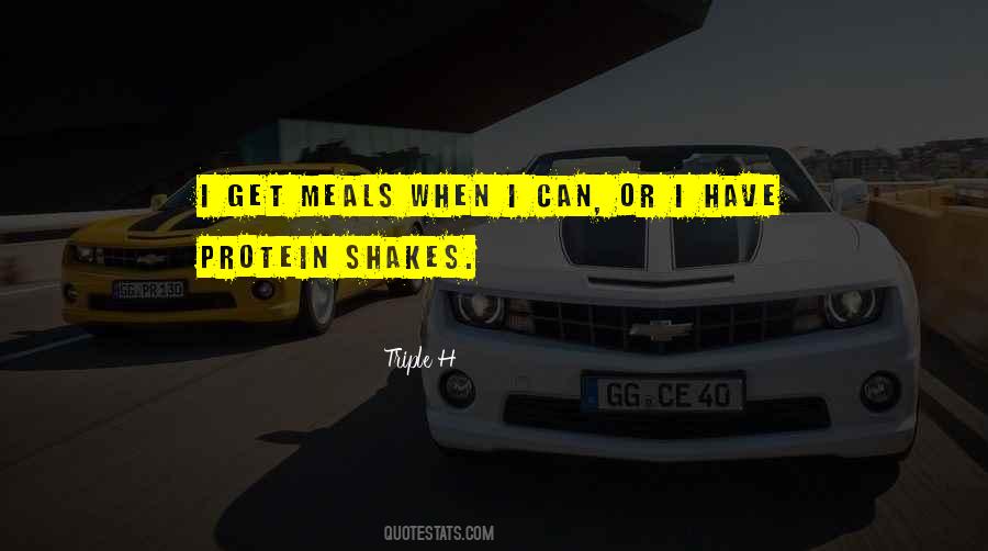 Protein Shakes Quotes #765453