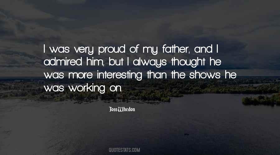 Proud Being A Father Quotes #902821