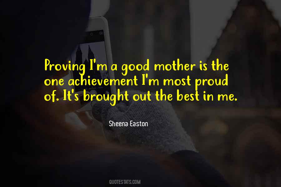 Proud Of Mother Quotes #880619