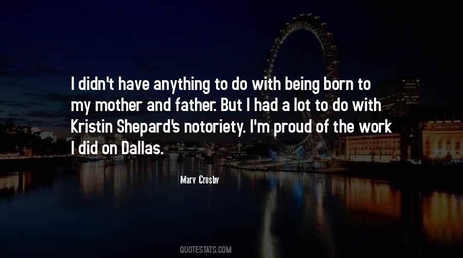Proud Of My Mother Quotes #1011827