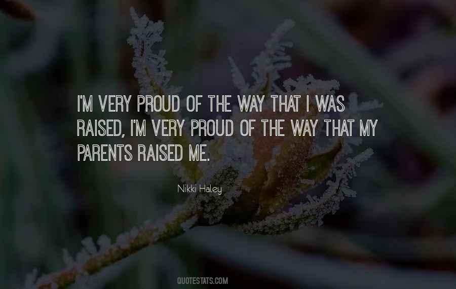 Proud Of My Parents Quotes #282166