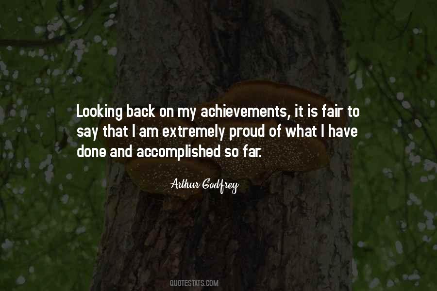 Proud Of Your Achievements Quotes #193665