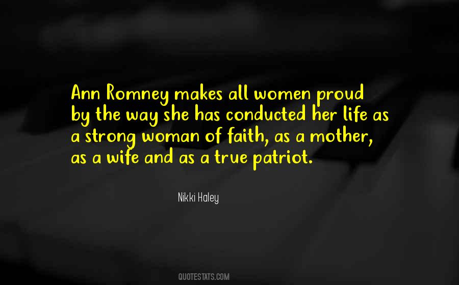 Proud Wife And Mother Quotes #664413