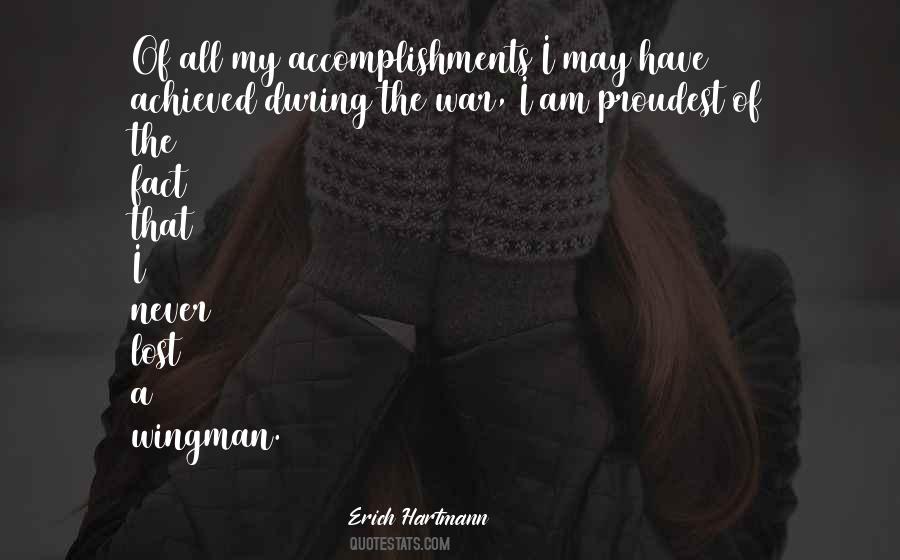 Proudest Accomplishment Quotes #1452608