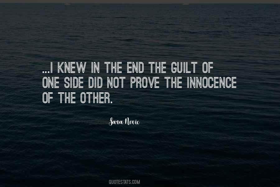 Prove Innocence Quotes #1843146