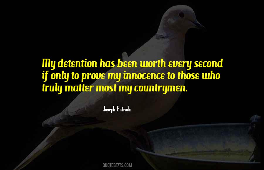 Prove Innocence Quotes #747041